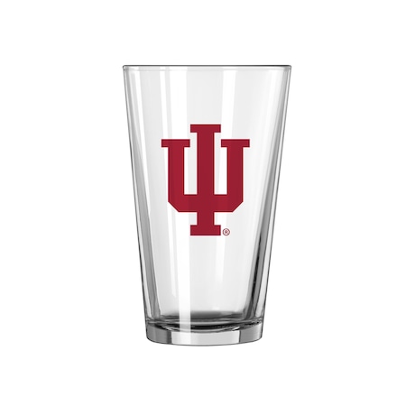 Logo Brands Indiana 16oz Gameday Pint Glass 153-G16P-1